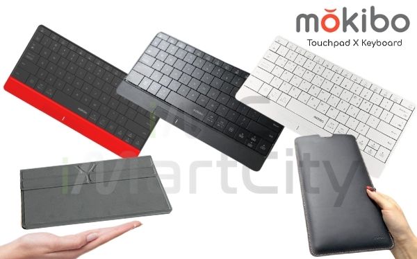 Mokibo [US English Keyboard Layout] Touchpad-embedded Wireless 2-in-1