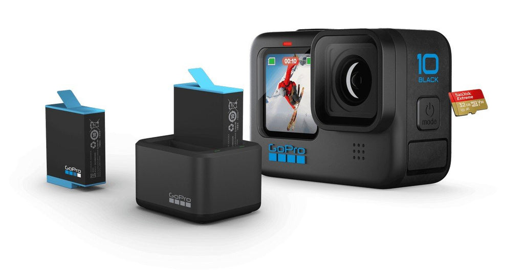 GoPro HERO10 (Hero 10) Black - Waterproof Action Camera with Front LCD and  Touch Rear Screens, GP2 Engine, 5K HD Video, 23MP Photos, Live Streaming