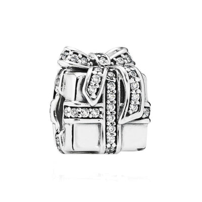 Pandora Sparkling Present Charm  #791400CZ