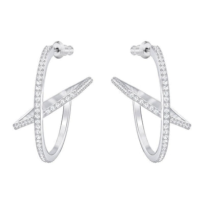 SWAROVSKI Hoop Fever Pierced Earrings #5352009