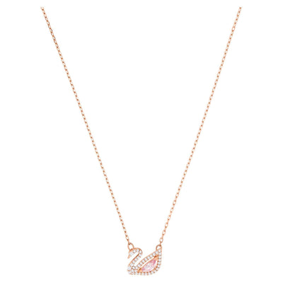 SWAROVSKI Dazzling Swan necklace - Rose Gold #5469989