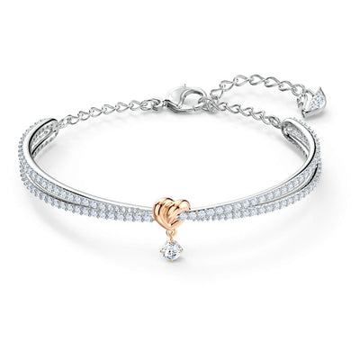 SWAROVSKI Lifelong Heart bangle - White #5516544