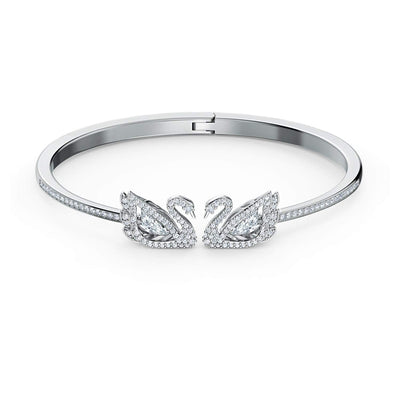 SWAROVSKI Dancing Swan bangle - White #5520713