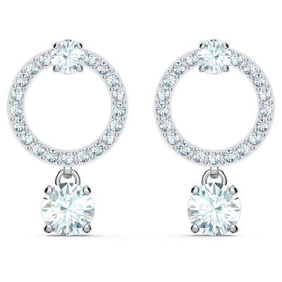 SWAROVSKI Attract Circular Earrings - White #5563278